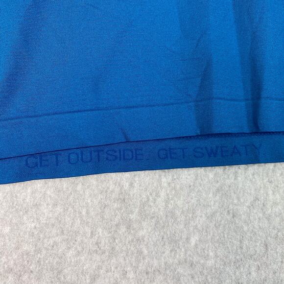 Lululemon Shirt Mens XXL Blue Metal Vent Tech Short Sleeve 2XL - Picture 7 of 8